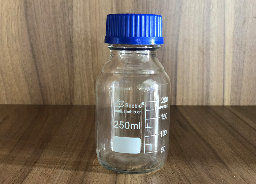 藍(lán)蓋試劑瓶，透明，250ml