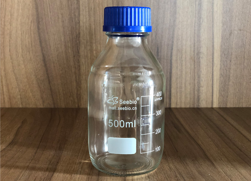 藍(lán)蓋試劑瓶，透明，500ml