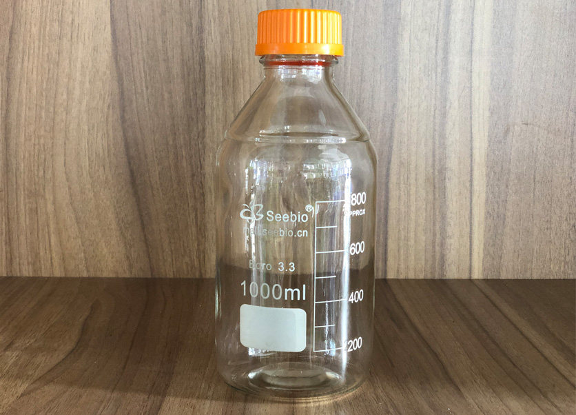 黃蓋試劑瓶，透明，1000ml