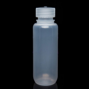 250ml 旋蓋廣口塑料瓶<瓶身本色白+半透明蓋>